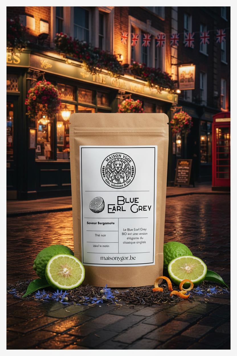 Blue Earl Grey - Pub britannique