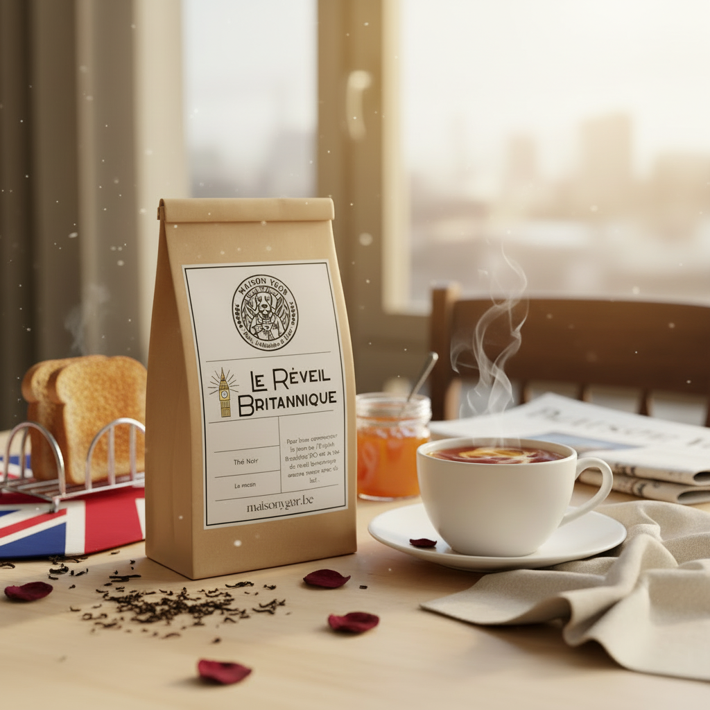 Le Réveil Britannique - ambiance très british avec zip